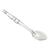 Cambro SPO13CW135 13" Clear Polycarbonate Deli Spoon - 12/Case
