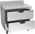 Beverage Air WTFD36AHC-2 36"W Two Drawer Stainless Steel Worktop Freezer With 4" Removable Backsplash