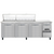 Continental Refrigerator RA93N30M 93" W Three-Section One Door Refrigerated Base Sandwich Unit