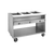 Randell 3514 4 Pans Stainless Steel Open Cabinet Base Electric Hot Food Table - 120 Volts