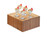 Cal-Mil 432-6-60 12"W x 12"D x 6"H Bamboo Display Crate/Riser