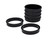 Matfer Bourgeat 346704 3" Dia. x 0.66"H Composite Tart Ring - 1 Pack