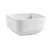 CAC China SHA-Q3 4.5 Oz. Super White Porcelain Square Sushia Bowl (4 Dozen Per Case)