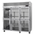 Turbo Air PRO-77-6H-G 77.75" Three-Section PRO Series Heated Cabinet