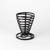 American Metalcraft FCD1 5" Iron Black Cone French Fry Basket