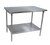 John Boos ST6-3030SSK-X 30"W x 30"D Stainless Steel Work Table