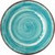 Carlisle 5400115 11" W Plastic Blue Mingle Dinner Plate