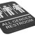 Winco SGNB-607 6"W x 9"H Black Sign