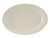 Tuxton TRE-049 Ceramic American White/Eggshell Oval / Oblong Platter (6 Each Per Case)