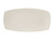 Tuxton AMU-553 Ceramic Pearl White Rectangular Plate (1 Dozen)