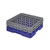 Cambro 30S434186 Camrack Glass Rack With (2) Soft Gray Extenders - 4 Cases