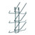 Metro BH6K3 Smartwall Bottle Drying Rack Holds (6) Bottles & Caps Metroseal 3 Epoxy-Coated Corrosion-Resistant Finish