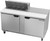 Beverage Air SPE60HC-08 60" W Two-Section Two Door Sandwich Top Refrigerated Counter