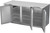 Beverage Air BB72HC-F-S 72" W Three-Section Solid Door Refrigerated Food Rated Back Bar Storage Cabinet - 115 Volts