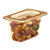 Cambro 90HPC150 H-Pan 1/9 Size Amber Cover - 6/Case