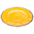 Winco WDM001-602 11" Plastic Yellow Round Plate (24 Each Per Case)