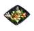 Bon Chef 9110BLK Black Square Salad Bowl