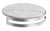 Cal-Mil 3680-153-81M 15" Dia. x 3-3/4"H Round Stainless Steel Ashwood Display Riser
