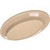 Carlisle 43563-825 Plastic Oval Tan Dallas Ware Platter (2 Pack Per Case)
