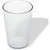 Carlisle 552607 8 Oz. Clear SAN Plastic Textured Exterior Stackable Tumbler