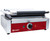 Admiral Craft SG811EFBS 17.17" W Stainless Steel Single Manual Panini Grill with Flat Plates - 120 Volts