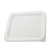 Winco PECC-M 6 Qt. White Square Polyethylene Container Cover