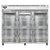 Continental Refrigerator 3RENGDHD 85.5" W Three-Section Glass Door Reach-In Extra-Wide Refrigerator