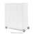 Metro 24X48X62Uc Metro Cart Cover 48"W Uncoated Knitted Polyester With Pvc Zipper White