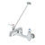 T&S Brass B-0660-BSTP Service Sink Faucet adjustable 8" centers 9" from back of inlets to center of outlet