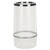 Winco WC-4A 4.5" Dia. x 9.25" H Round Clear Acrylic Wine Cooler