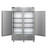 Hoshizaki VF2A-FS 54.31" W Two-Section Solid Door Reach-In Valiance Series Freezer - 115 Volts