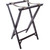 Carlisle C3630W11 19.75" W x 16.67" D x 30.5" H Black Folding Tray Stand