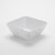 American Metalcraft MWMSQ9 127 Oz. Plastic White Marble Pattern Square Bowl