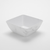 American Metalcraft MWMSQ9 127 Oz. Plastic White Marble Pattern Square Bowl