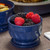 Dinex DX330050 Turnbury 9 oz Dark Blue Insulated Pedestal Base Bowl