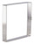 Matfer Bourgeat 371105 6.62"L x 6.62"W x 1.37"H Stainless Steel Square Cake Frame