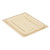 Cambro 20HPC150 H-Pan 1/2 Size Amber Cover - 6/Case