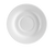CAC China HMY-36 5" Dia. Super White Porcelain Round Harmony Saucer (3 Dozen Per Case)
