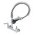 T&S Brass B-0133-Cr-B8Swx Easyinstall Pre-Rinse Unit 8"