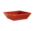 CAC China TG-B6-R 15 Oz. Red Porcelain Square Tango Bowl (2 Dozen Per Case)