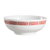 CAC China 105-MB7 7.25" Dia. 36 Oz. Porcelain Bone White Round Red Gate Soup Bowl (2 Dozen Per Case)