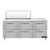 Continental Refrigerator D72N18M-D 72" W Three-Section Six Drawer Designer Line Mighty Top Sandwich Unit