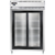 Continental Refrigerator D2RNSSSGD 52" W Two-Section Glass Door Reach-In Designer Line Refrigerator