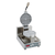 Star SWBB 10.2" W Stainless Steel Single Round Star Belgian Waffle Baker - 120 Volts