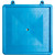Carlisle C2236H14 Opticlean Glass Rack Dolly 350 Lb. Capacity Polypropylene Blue