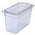 Carlisle 3066907 7.3 Qt. 1/3 Size PolyCarbonate Clear Storplus Food Pan
