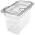 Carlisle 3066907 7.3 Qt. 1/3 Size PolyCarbonate Clear Storplus Food Pan