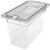Carlisle 3066907 7.3 Qt. 1/3 Size PolyCarbonate Clear Storplus Food Pan