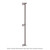 Metro 13Pdfk4 Post & MounTing Brackets 13-7/8"H Metroseal Gray Epoxy-Coated Corrosion-Resistant Finish