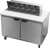 Beverage Air SPE48HC-10 48" W Two-Section Two Door Sandwich Top Refrigerated Counter